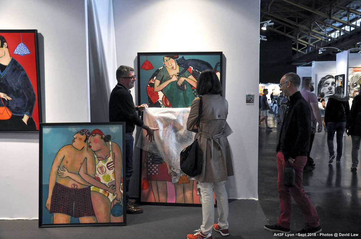 巴黎當代藝術(shù)博覽會，art3f，藝術(shù)展會現(xiàn)場